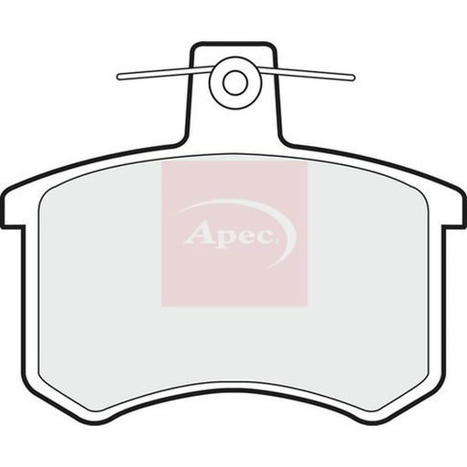 Apec Rear Brake Pad Set PAD371