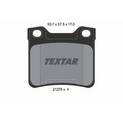 Textar Rear Brake Pad Set 2127803