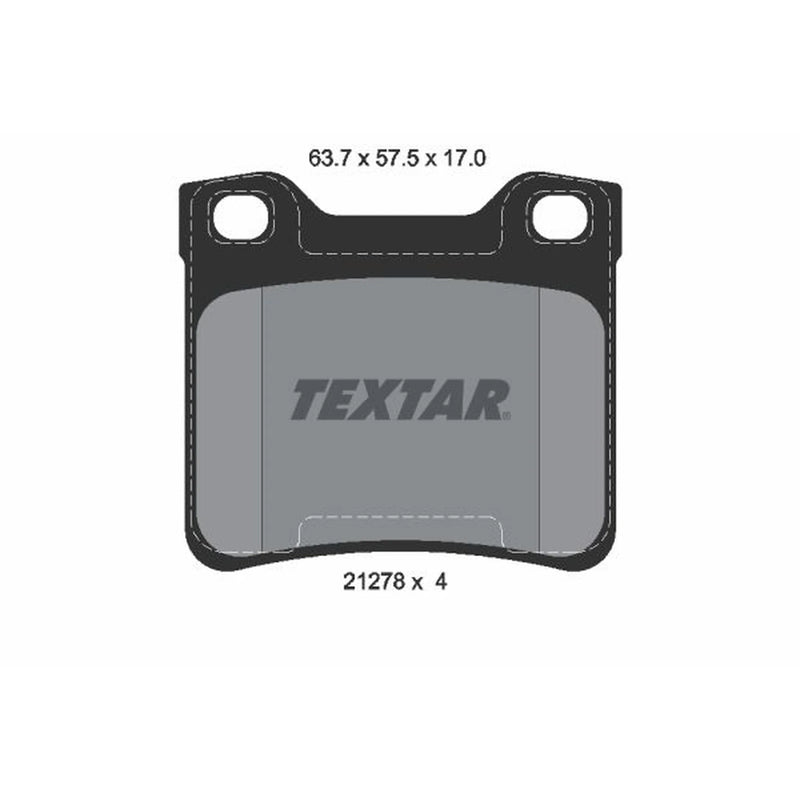 Textar Rear Brake Pad Set 2127803