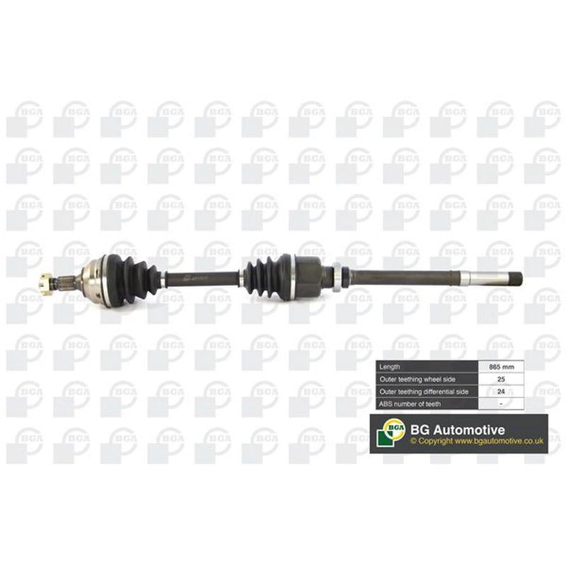 BGA CV Drive Shaft Driveshaft Front Right DS1410R