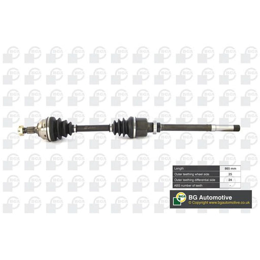 BGA CV Drive Shaft Driveshaft Front Right DS1410R