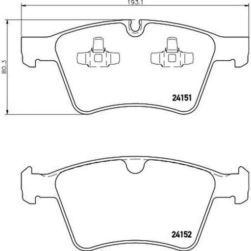 Mintex Front Brake Pad Set MDB2995