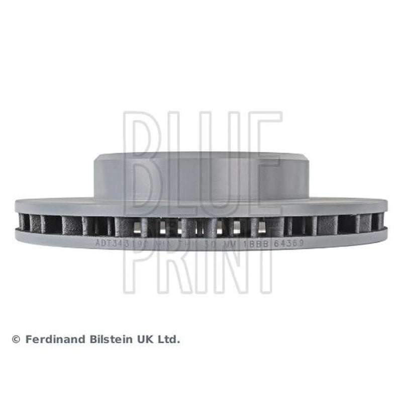 Blue Print 2 x Internally Vented Front Brake Discs ADT343190