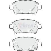 Fahren Front Brake Pad Set FBP3582