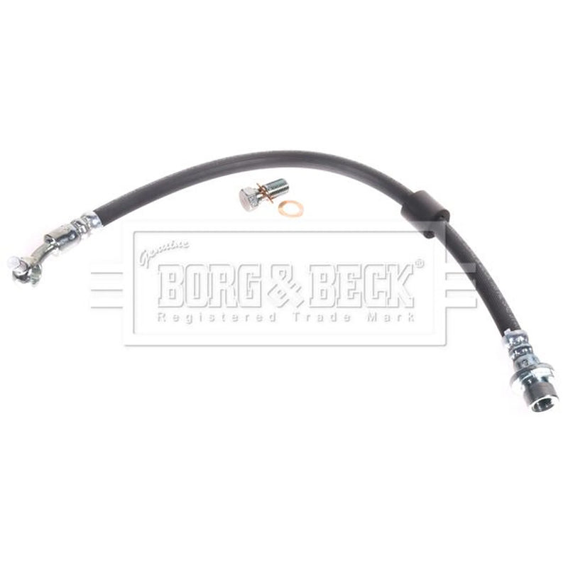 Borg & Beck Brake Hydraulic Hose Line Front Left BBH9128