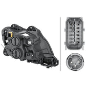 Hella Headlight Headlamp H7/H1 Left 1ED 010 116-531
