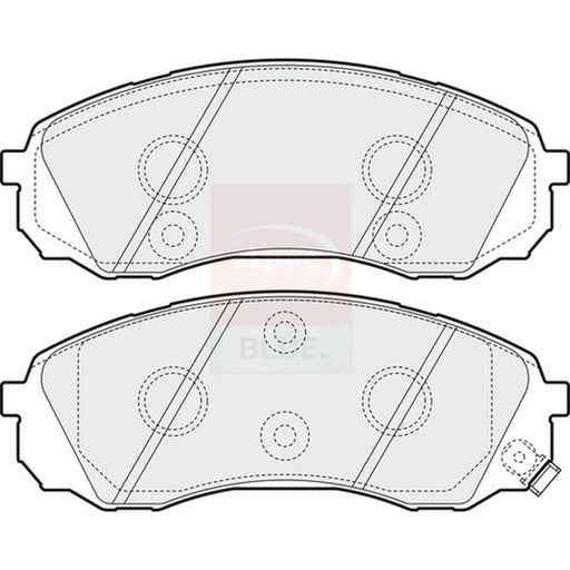 Apec Front Brake Pad Set PD3670