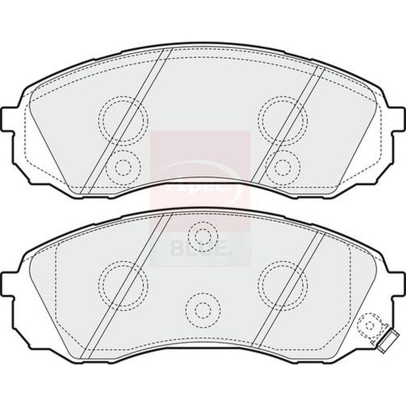 Apec Front Brake Pad Set PD3670