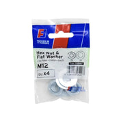 ForgeFix Nut & Washer M12 ForgePack 4 - FPKNW12
