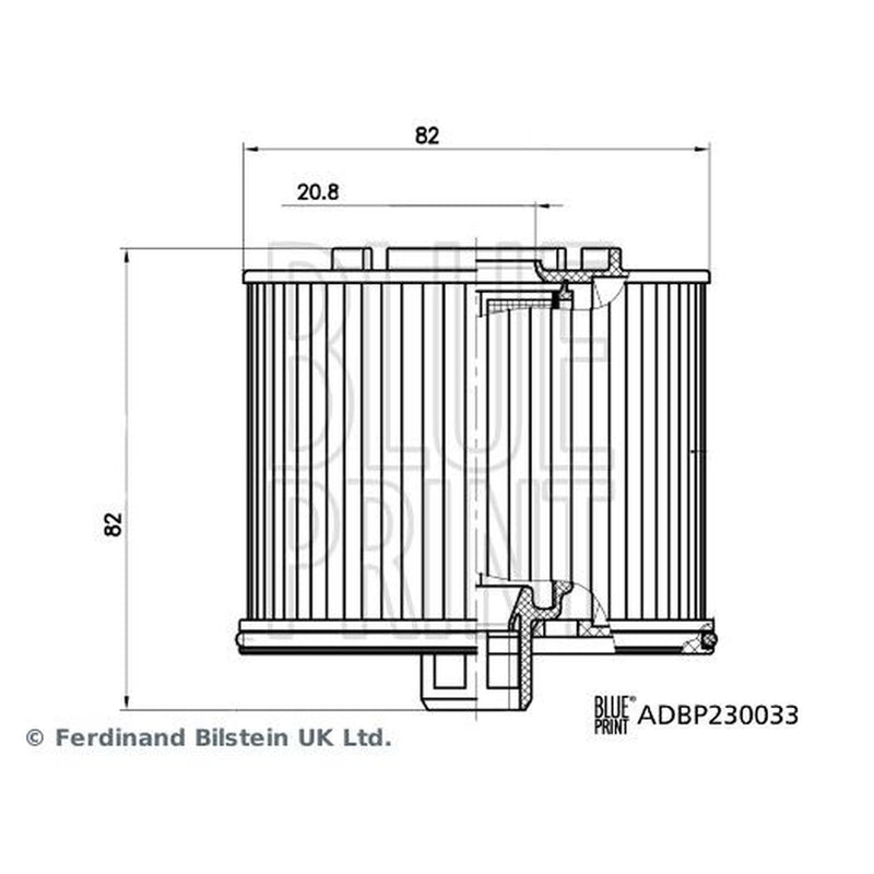 Blue Print Fuel Filter Element ADBP230033