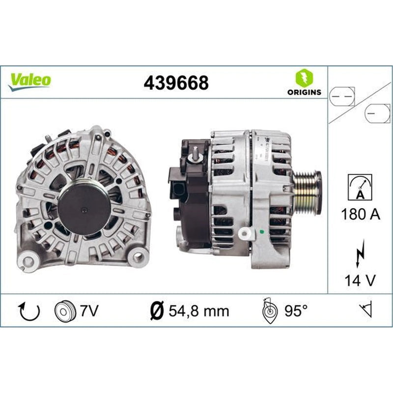 Valeo Car Alternator 12V 439668