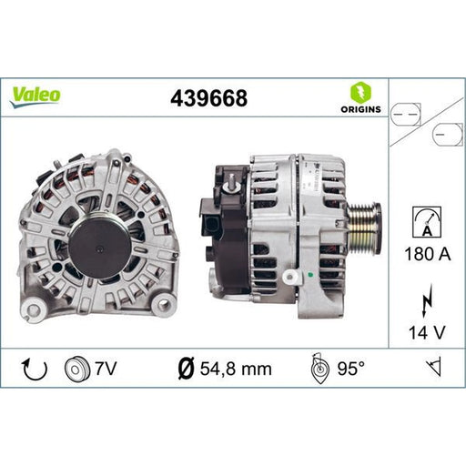 Valeo Car Alternator 12V 439668