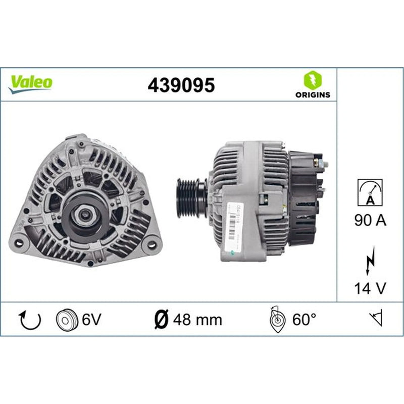Valeo Car Alternator 12V 439095
