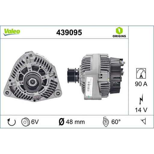 Valeo Car Alternator 12V 439095