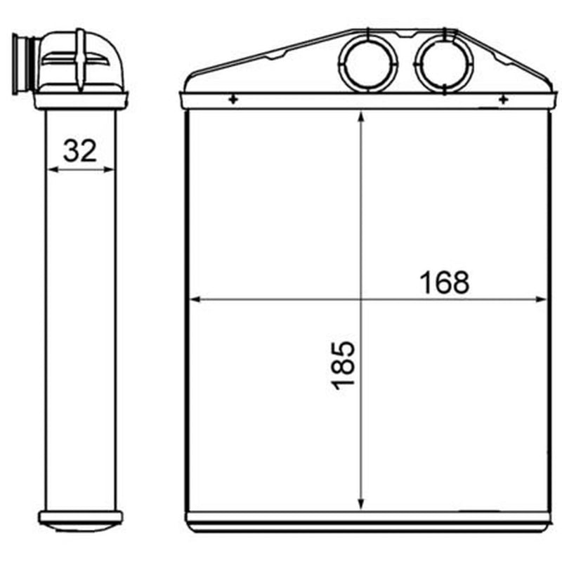 Mahle Heater Matrix Core Heat Exchanger AH 13 000S