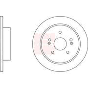 Apec 2 x Solid Rear Brake Discs DSK3144