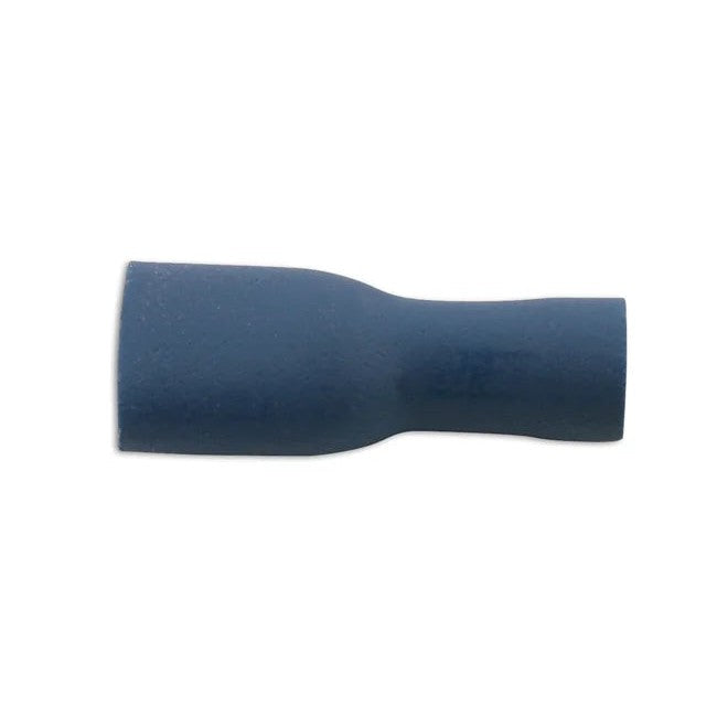 Connect Blue Female Fully Ins. Push-On 100pc 4.8-6.3mm