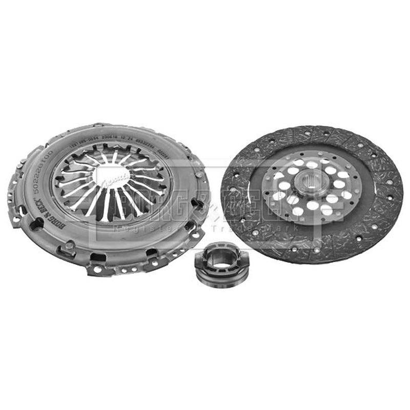 Borg & Beck Clutch Kit Set 3pc 229mm HK7921