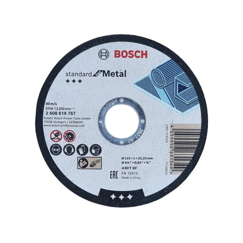Bosch Powertool Accessories Standard for Metal Cutting Disc 115 x 22.23mm