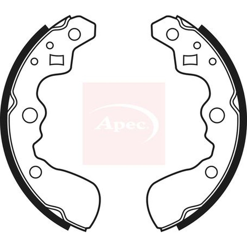Apec Brake Shoe Set Axle Kit SHU515