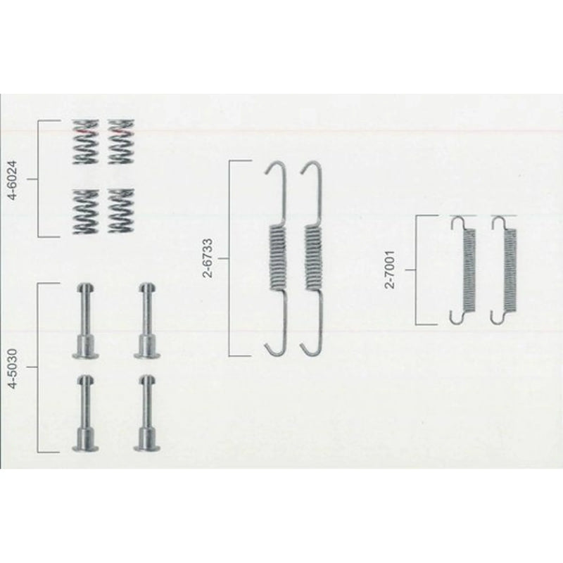 Bosch Parking Brake Shoe Accessory Kit 1 987 475 149