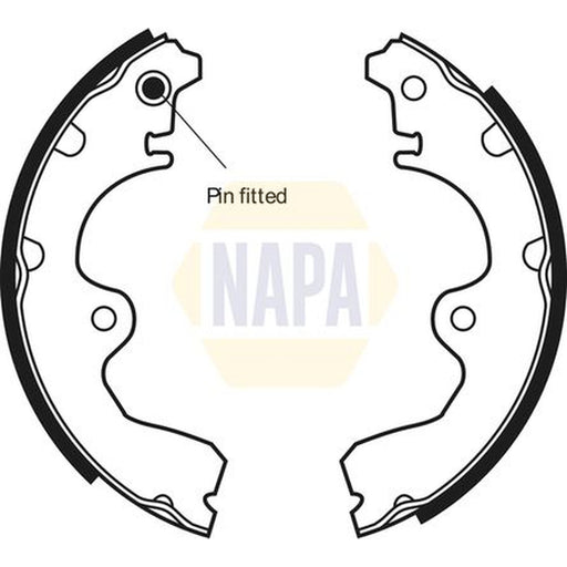 NAPA Brake Shoe Set Axle Kit NBS1019
