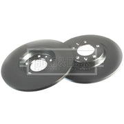 Borg & Beck 2 x Solid Rear Brake Discs BBD4444