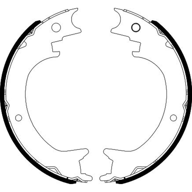 Mintex Parking Brake Shoe Set MFR754