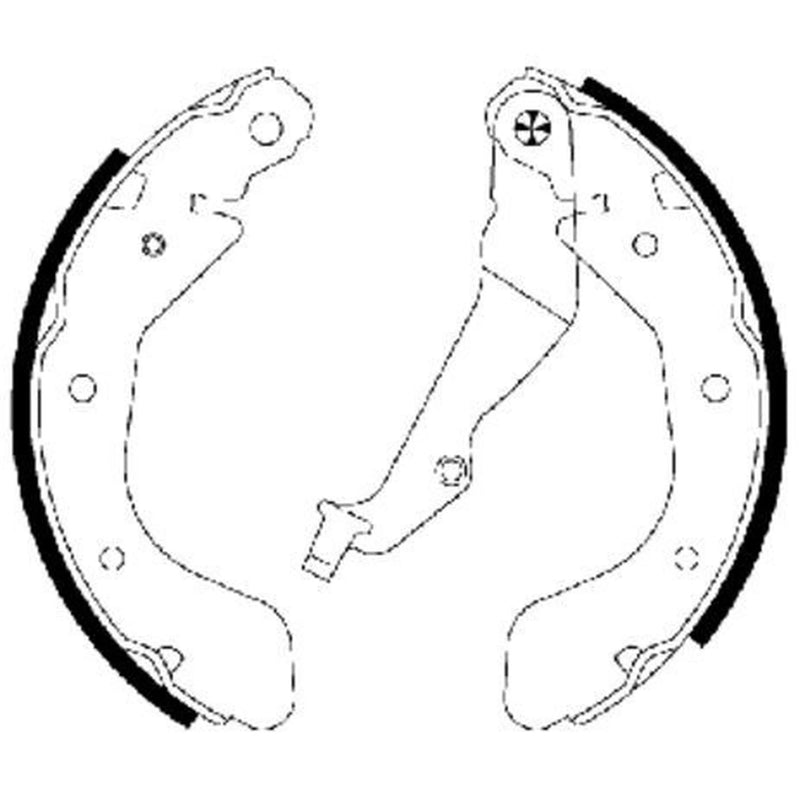 Mintex Brake Shoe Set Axle Kit MFR604