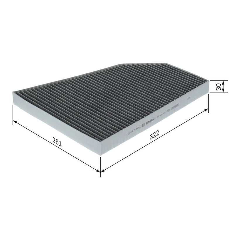 Bosch Cabin Air Filter (Pollen Filter) Interior 1 987 435 611