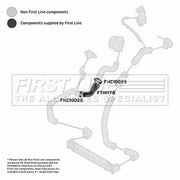 First Line Intercooler Turbo Charge Air Hose FTH1178