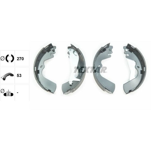 Textar Brake Shoe Set Axle Kit 91055300