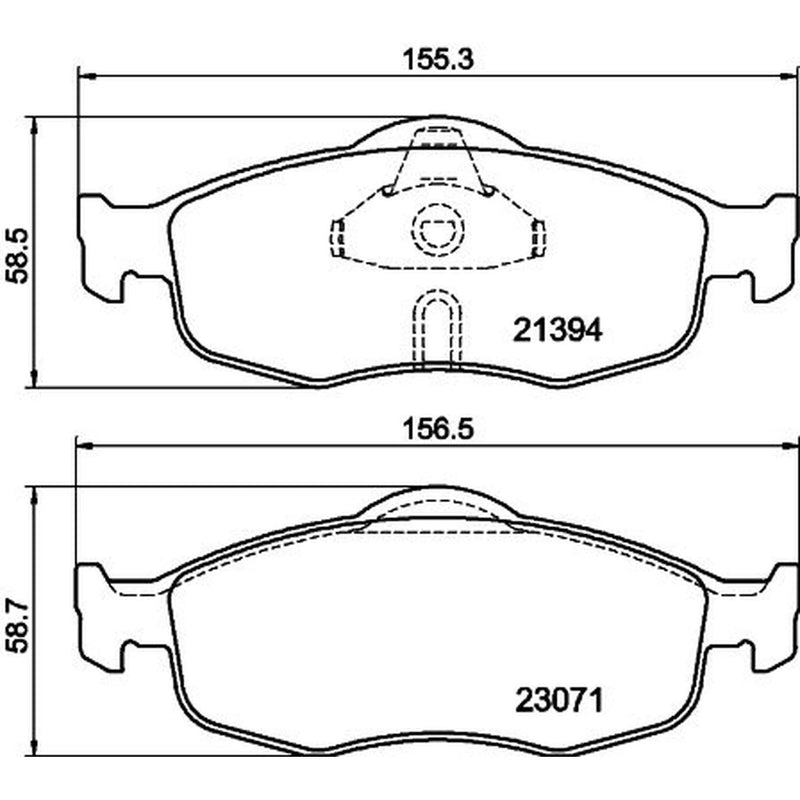 DON Front Brake Pad Set PCP1396
