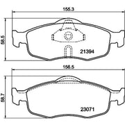 Mintex Front Brake Pad Set MDB1620