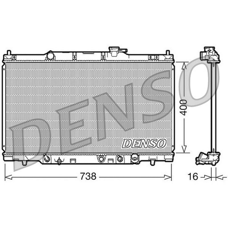 Denso Engine Radiator DRM40012
