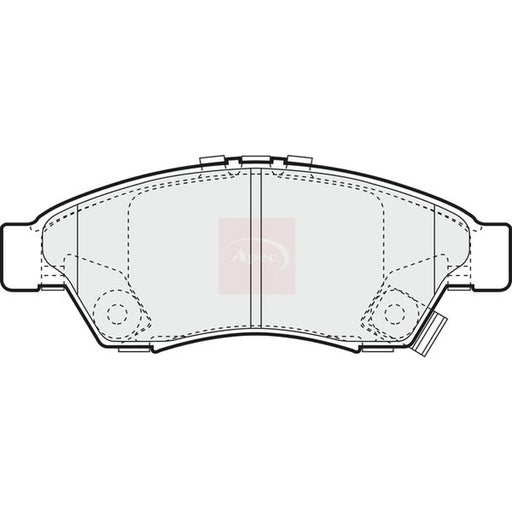 Apec Front Brake Pad Set PAD1255