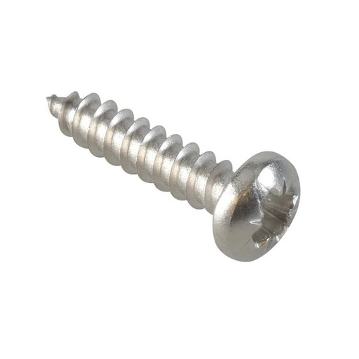 ForgeFix Self-Tapping Screw Pozi Compatible Pan Head SS 5/8in x 6 ForgePack 50
