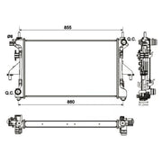 NRF Engine Radiator 54204A