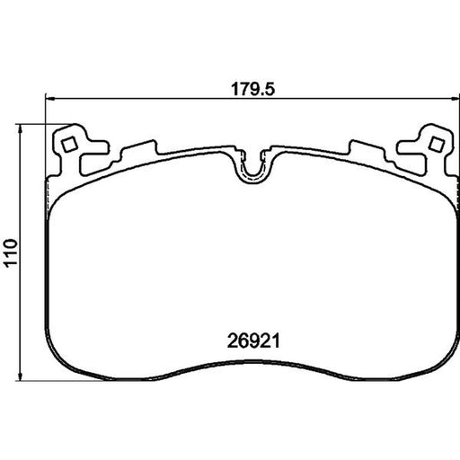 Mintex Front Brake Pad Set MDB4417