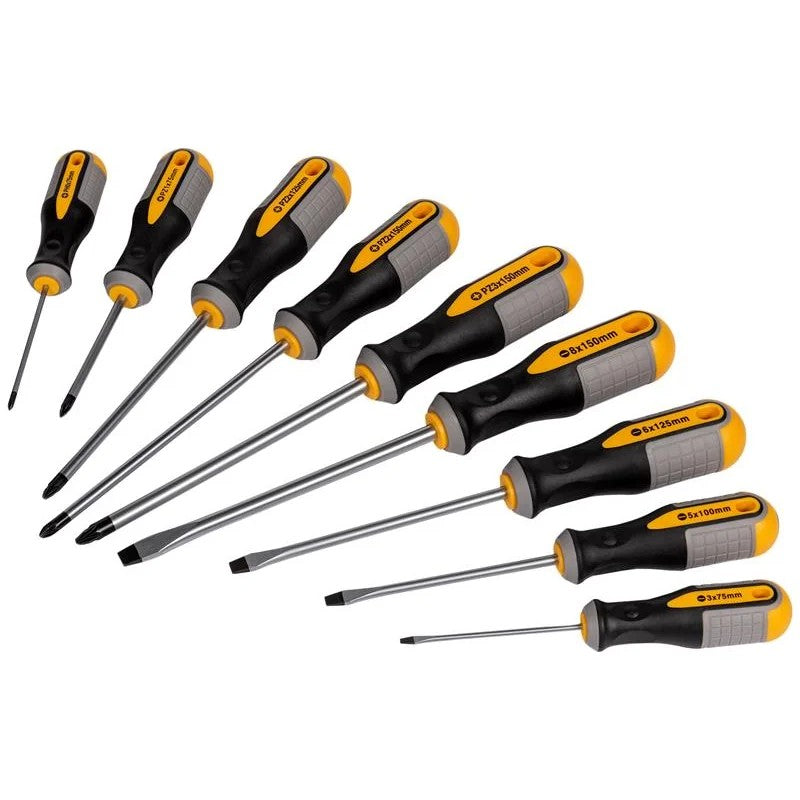 Roughneck Screwdriver Set, 9 Piece - 22-197