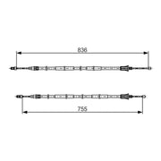 Bosch Handbrake Cable Centre 1 987 482 800