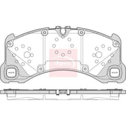 Apec Front Brake Pad Set PAD2411