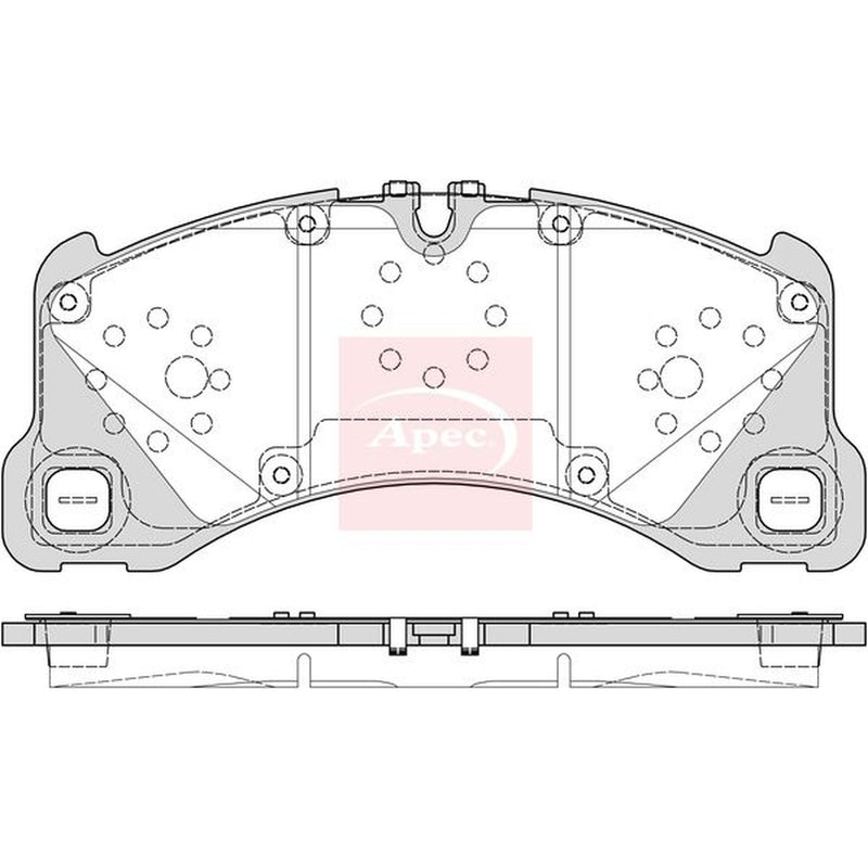 Apec Front Brake Pad Set PAD2411