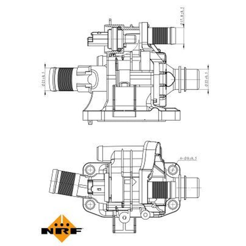 NRF Thermostat,Coolant 725039