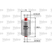 Valeo Fuel Filter Element 587215