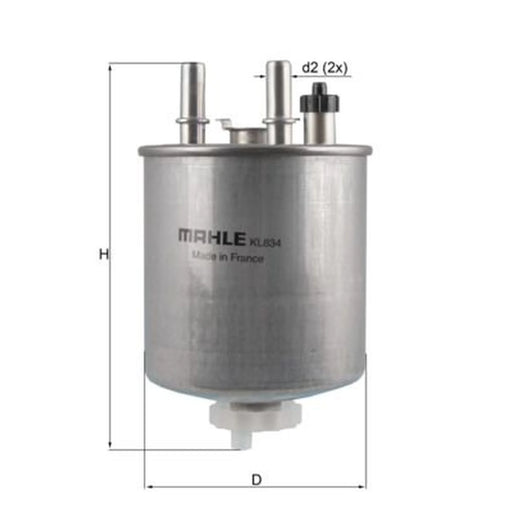Mahle Fuel Filter Element KL 834