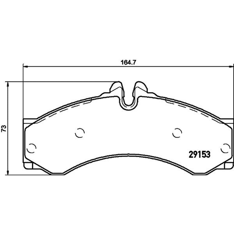 DON Front Brake Pad Set PCP1712