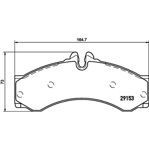 Mintex Front Brake Pad Set MDB2795