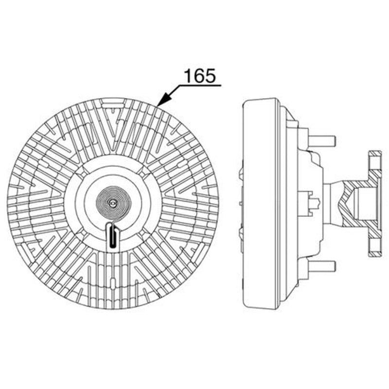 Mahle Radiator Fan Clutch CFC 258 000P