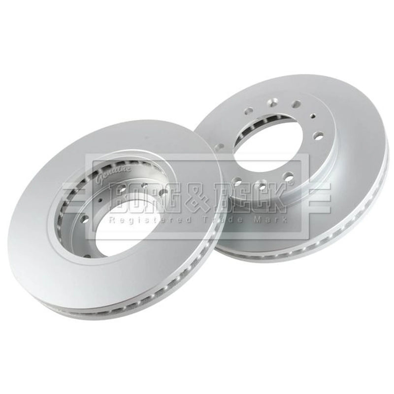 Borg & Beck 2 x Vented Front Brake Discs BBD5403
